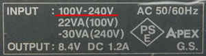 voltage information