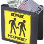 beware pickpockets