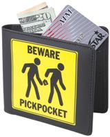 beware pickpockets