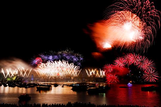 Sydney New Year's Eve fireworks, 2009
