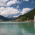 Bell tower of church of Curon Venosta is everything left above water level. It is located near the border of Italy,Austria and Switzerland.