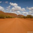 Weekly Travel Photo. Outback road in Western Australia Outback road to the Mount Augustus in Western Australia - biggest rock in the world. It is twice the size of Uluru rock.