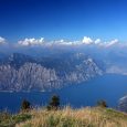 Lake Garda in Italy is a popular water sports destination. You can go windsurfing, canyoning, climbing, hiking.