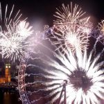 Fireworks in London, UK