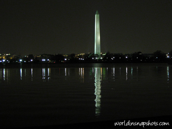 Washington Monument at-night, Washington DC, USA