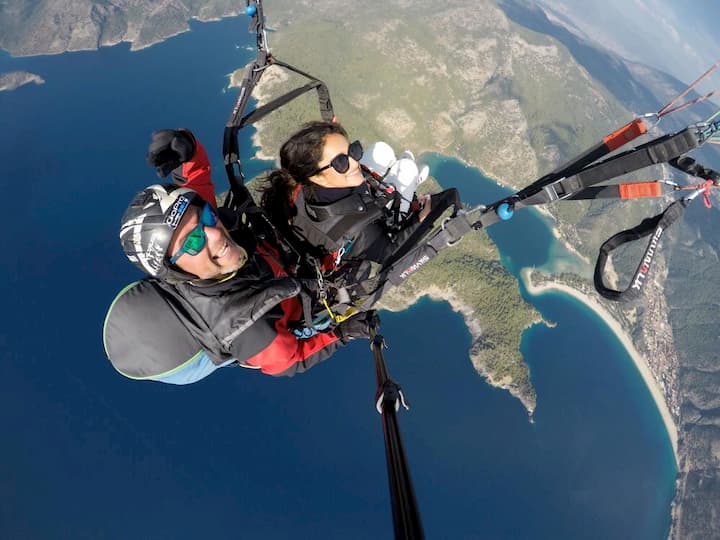 paragliding in Turkey