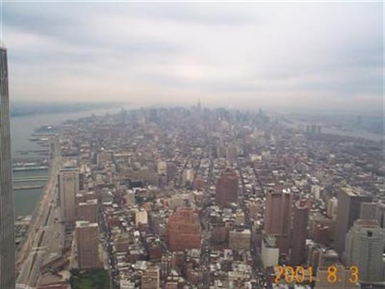 New York. View from Twin Towers. 2001