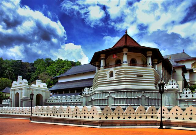The Temple of the Sacred Tooth Relic, Kandy, Sri Lanka