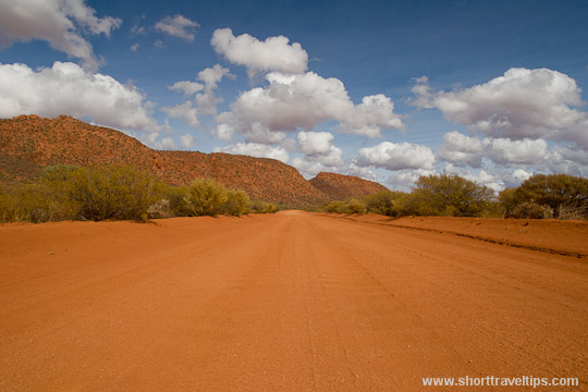 Road to the Mount Augustus in Western Australia