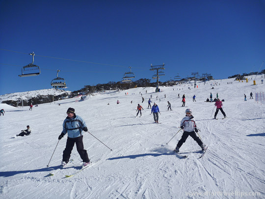 Perisher ski fields in Australia