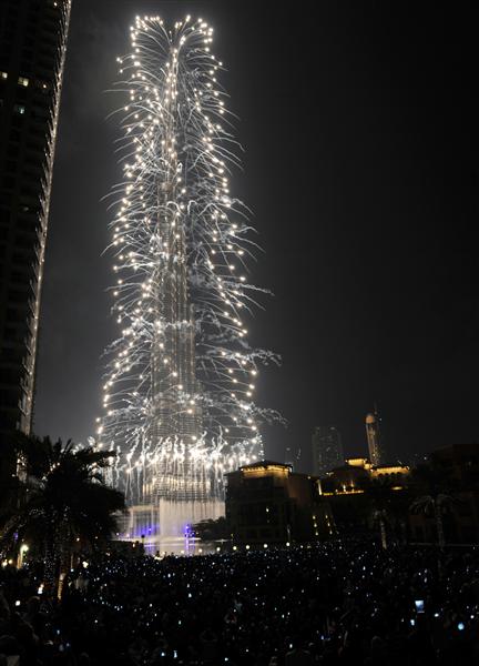 Fireworks in Dubai, UAE