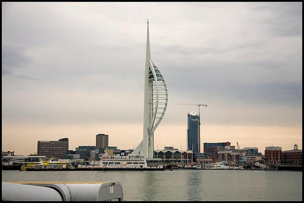 Spinnaker Tower in Portsmouth, England, UK