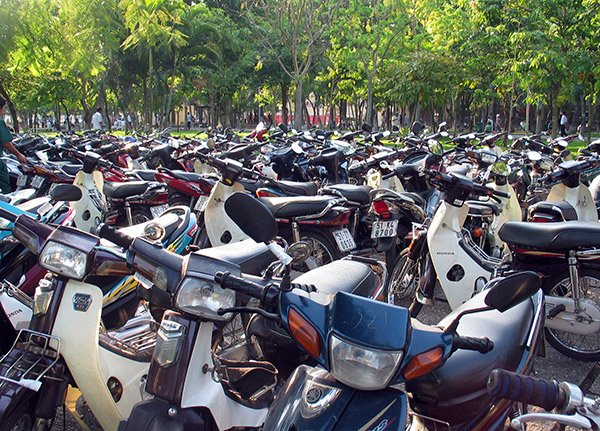 motorbikes in Ho Chi Minh (Saigon), Vietnam