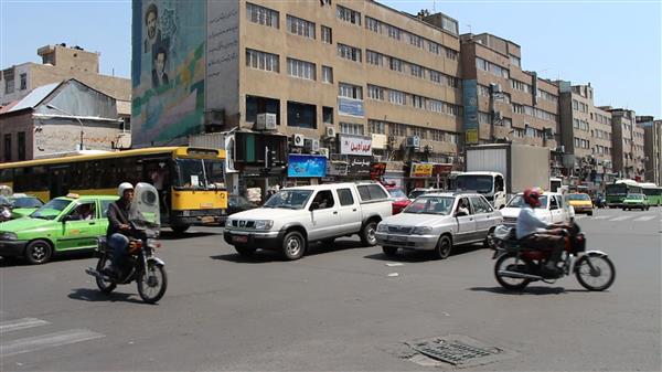 traffic in Tehran city