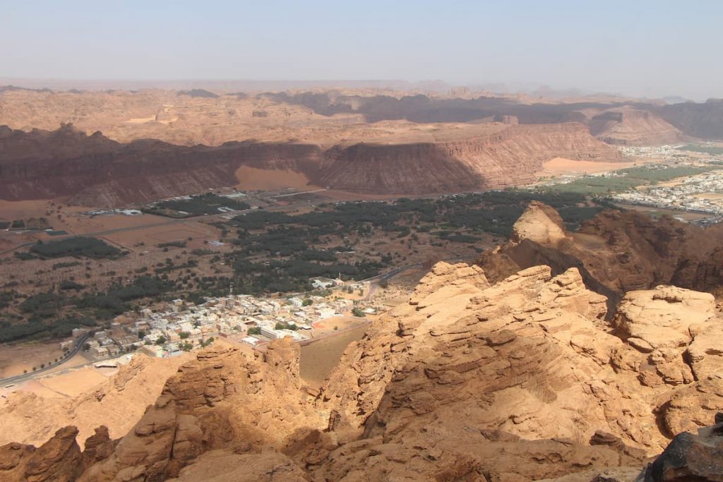 AlUla Old Town from Harrat Viewpoint
