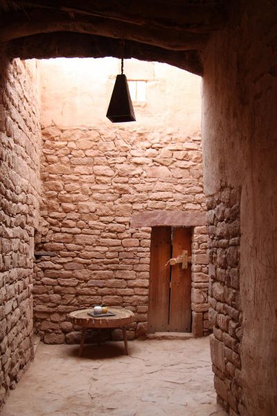 table in AlUla Old Town